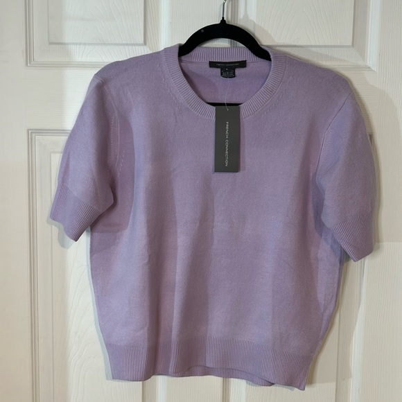 French Connection Sweaters - NWT French Connection Lilac Chill Shirt Sleeve Sweater size Large